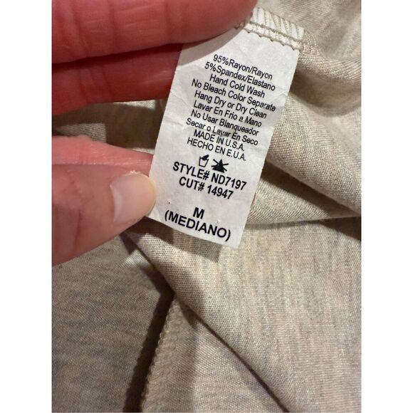 NWOT Modern Citizen Yimei Side Slit Midi Dress - M / Oatmeal - Picture 11 of 11